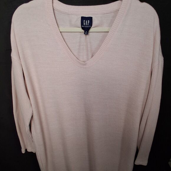 Maternity Midi Sweater Dress GAP Pink Size M - Picture 6 of 9